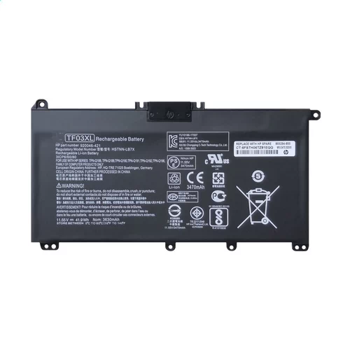 41.9Wh Batterie pour HP 920046-541
