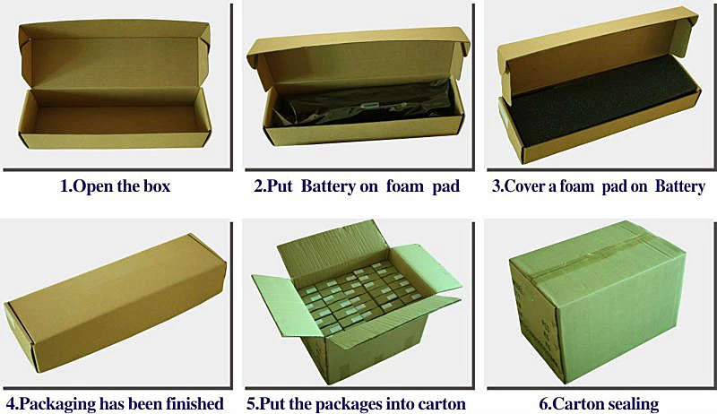 Emballage de Toshiba batterie