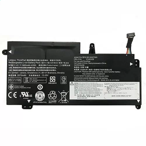 Batterie pour Lenovo ThinkPad 13 Chromebook