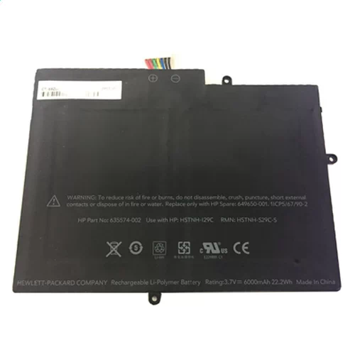 6000mAh Batterie pour HP TouchPad 10